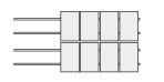 Horizontale Anordnung der Panels